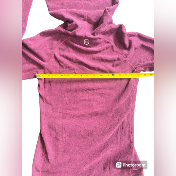 NWT Noble outfitters cozy cowl in raspberry / pink  size XS pullover - Picture 3 of 5